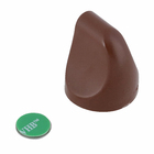 Prendedor para Porta Magnético Adesivo ABS Marrom Escuro 1 peça