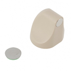 Prendedor para Porta Magnético Adesivo ABS Marrom Claro 1 peça