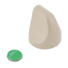 Prendedor para Porta Magnético Adesivo ABS Marrom Claro 1 peça