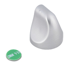 Prendedor para Porta Magnético Adesivo ABS Prata 1 peça