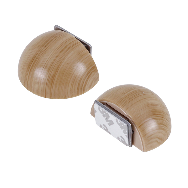 Prendedor para Porta Magnético Autoadesivo Aço Carvalho 2 Peças Inspire