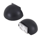 Prendedor para Porta Magnético Autoadesivo Aço Preto 2 Peças Inspire