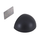 Prendedor para Porta Magnético Autoadesivo Aço Preto 2 Peças Inspire