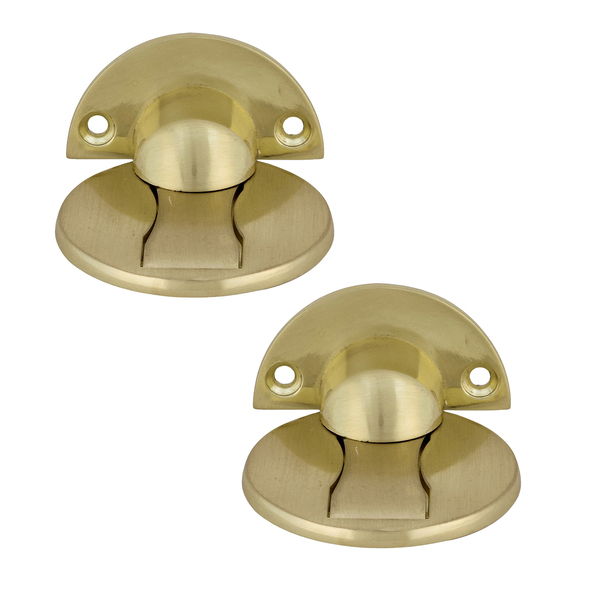 Prendedor para Porta Magnético Parafusar Zamac Dourado 2 Peças Inspire