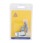 Prendedor para Porta Parafusar Aço Prata 1 peça