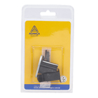 Prendedor para Porta Parafusar Aço Prata 1 peça