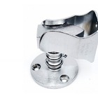 Prendedor Trava Porta 809 Imab Escovado Piso Bucha Parafuso