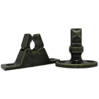 Prendedor Trava Portas Universal De Chão Colonial Aço Rocha