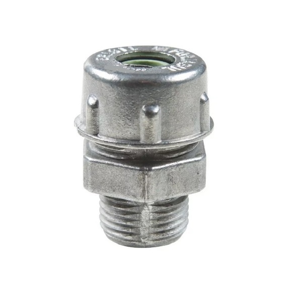 Prensa Cabo Alumínio 3/8" Bucha Verde