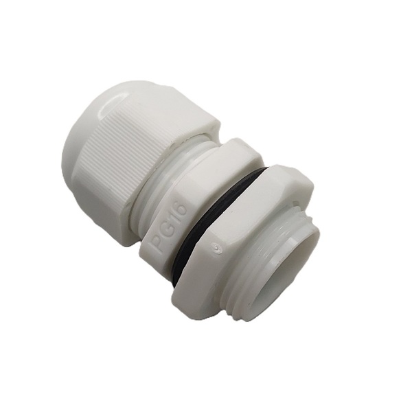 Prensa Cabo Nylon Longo Pg16 Cinza Claro 10 Peças