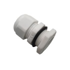 Prensa Cabo Nylon Longo Pg16 Cinza Claro 10 Peças