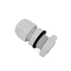 Prensa Cabo Nylon Pg9 Cinza Claro Longo 50 Peças