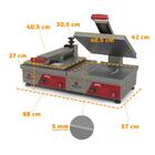 Prensa Dupla Profissional Elétrica Alumínio Lanche Pra-45ed 1