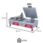 Prensa Dupla Profissional Elétrica Alumínio Lanche Pra-45ed 2