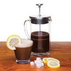 Prensa Francesa Para Cafe Em Vidro Duplo E Aco Inox 8 Cm 420