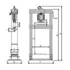 Prensa Hidráulica 30 Ton P30000 Bovenau