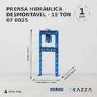 Prensa Hidráulica Desmontável 15 Ton R070025 - Riosul Tools