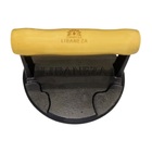 Prensador Bife Ferro Fundido Hambúrguer Cabo De Madeira 15cm