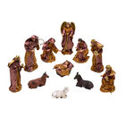 Presépio 11 Peças 20cm Roxo E Cobre Espressione Christmas