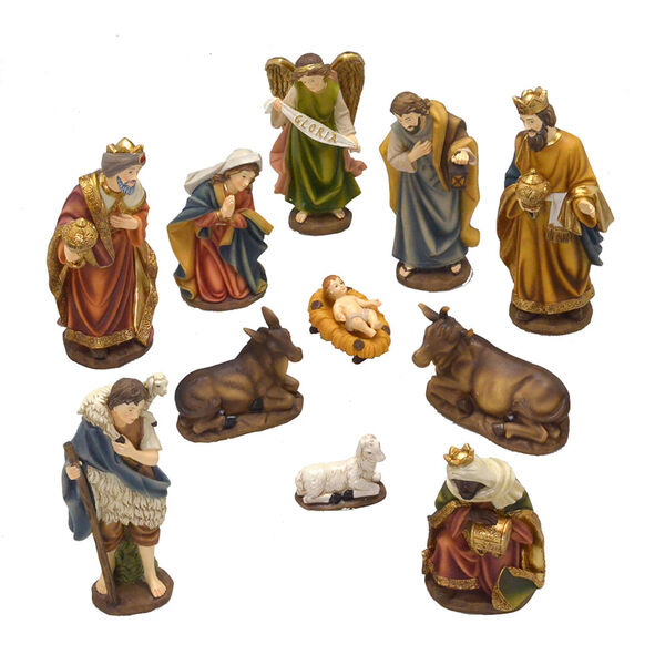 Presépio 11 Peças Nascimento 20cm Espressione Christmas