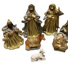 Presépio De Natal Completo Decorativo Resina 11 Peças