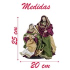 Presépio Estátua Sagrada Família Jesus 25cm