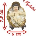 Presépio Imagens Em Resina Nascimento De Cristo 7 Peças