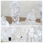 Presépio Sagrada Família Musical Acrílico Com Led 22cm