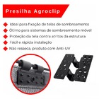 Presilha Agroclip Para Tela Sombrite Sombreamento 50 Peças