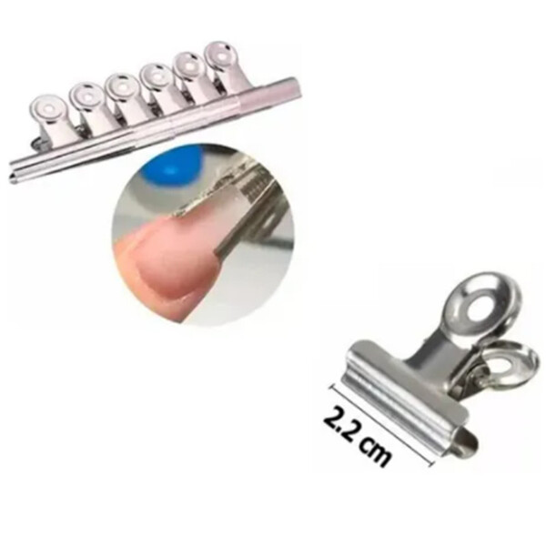 Presilha Alicate De Unha 6 Und 22mm Curvatura C Otimo