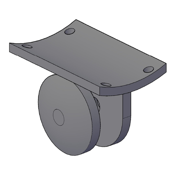 Presilha de Fixação de Vidro 2'' Cromada Settis