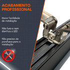 Presilhas Borboleta Para Perfil Magnético Embutido No Gesso