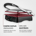 Press Grill Mondial Red Ceramic Pg-02