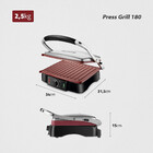 Press Grill Mondial Red Ceramic Pg-02