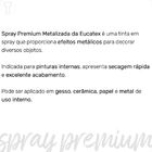 Preta - Euc Spray Metalizado Preta (bs) - Tubo