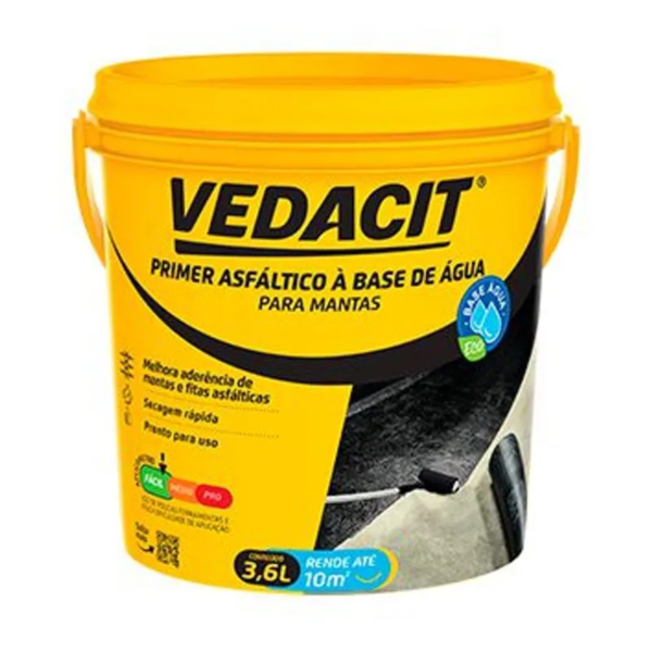 Primer Eco Vedacit A Base De Agua 3,6 Litros