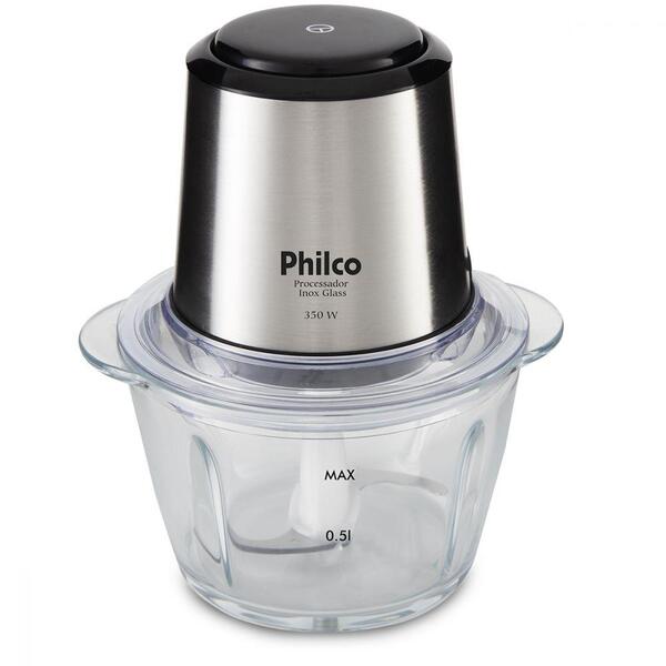 Processador Inox Glass 350w philco 220v Pps01i