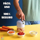 Processador Mini Processador Eletrico Recarregavel Triturador