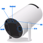 Projetor 4k 1080p Portatil Wifi Bluetooth Cor Branco