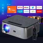 Projetor Android 5g 4k Com Espelhamento Sem Fio - Cinza