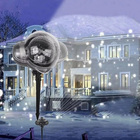 Projetor Led Cai Neve Natal Natalino Decoracao Festa Casa Luz