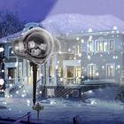 Projetor Led Cai Neve Natalino Natal Casa Luz Decoracao Festa