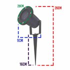 Projetor Led Holografico Coraçoes Espeto Jardim Bivolt Canhao