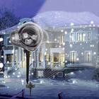 Projetor Led Natalino Cai Neve Natal Bivolt Festa Casa Luz De