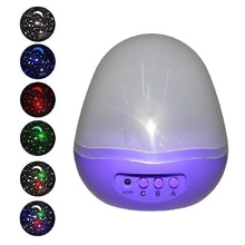 Projetor Luminaria Galaxia Estrelas Lampada Ceu Criança Ilumi