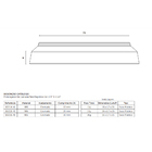 Prolongador Canopla 10mm Abs Registro 1.1/2 102114 Blukit