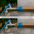Prolongador Curto 11mm Rosca 1/2 Pol Latão Extensor Conexão T