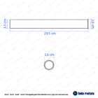 Prolongador De Sifão Metálico Para Banheiro (line Preto)