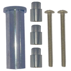 Prolongador Registro 16 Estrias P/ Deca Docol Cromado 20mm