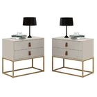 Promoção Móveis De Quarto 2 Mesas De Cabeceira Unic Offwhite